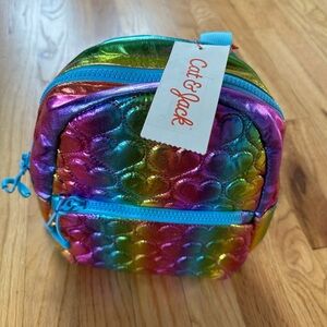 NWT Cat & Jack Multicolor Heart Quilted Mini Backpack